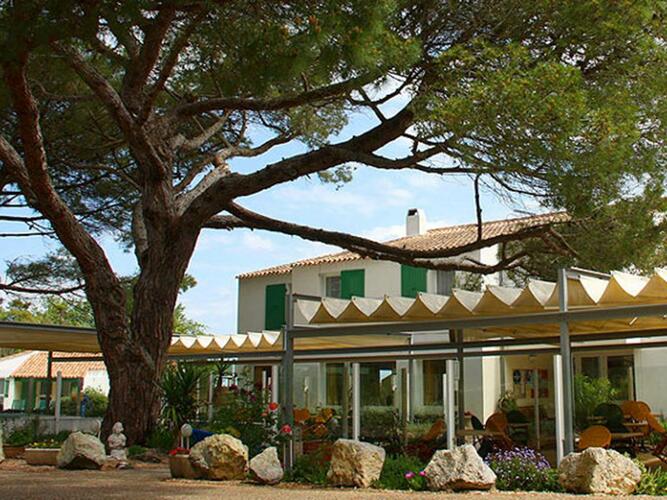 Le restaurant Le Parasol à Ars-en-Ré dispose d'une vaste terrasse